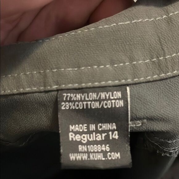 Kuhl Green Convertible Gorpcore Outdoor Pants Hiking Casual - Picture 9 of 15